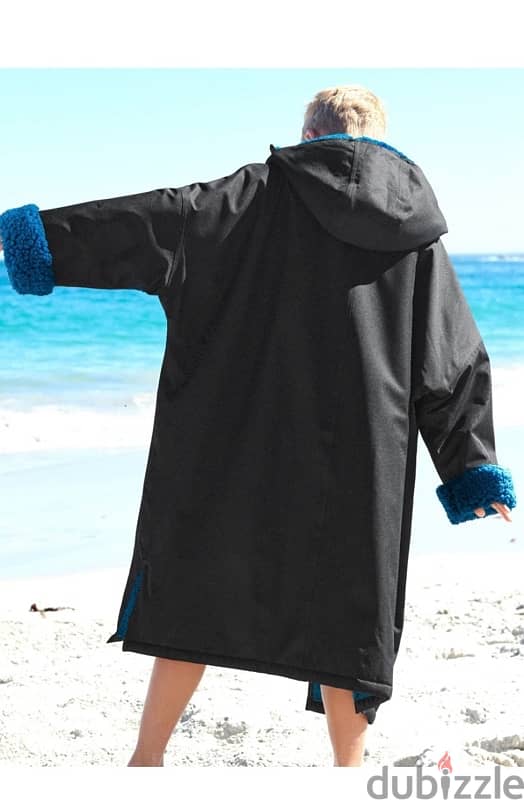 Black Swimming Waterproof Changing Robe (5-18yrs) 1