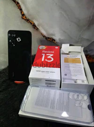 للبيع موبايل Redmi 13 مساحة 256 رام 8 حالة الزيرو حرفيا