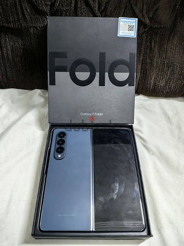 Samsung Fold 4 256/12 كسر الزيرو بالعلبه و الشاحن حاله ممتازه 1