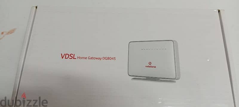 روتر فودافون vdsl ارضي وليس هوائي سرعات عاليه بالكرتونه وكل مشتملاته 2