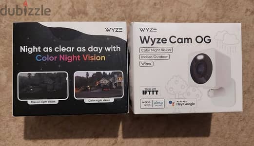 كاميرا مراقبة خارجية  night vision wireless wyze OG بتشتغل عالموبيل