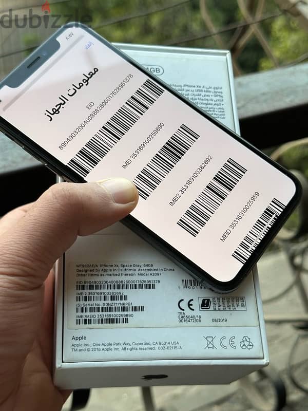 Iphone xs 64g battery75% ||ايفون اكس اس ٦٤جيجا 3