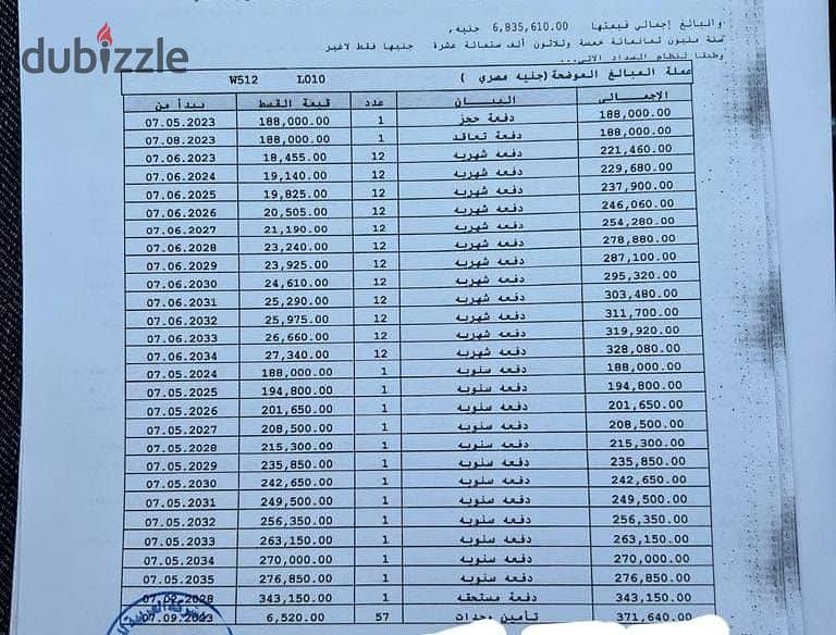 شقة للبيع مساحة 141 متر بمدينتى B14 فيو وايد جاردن 0