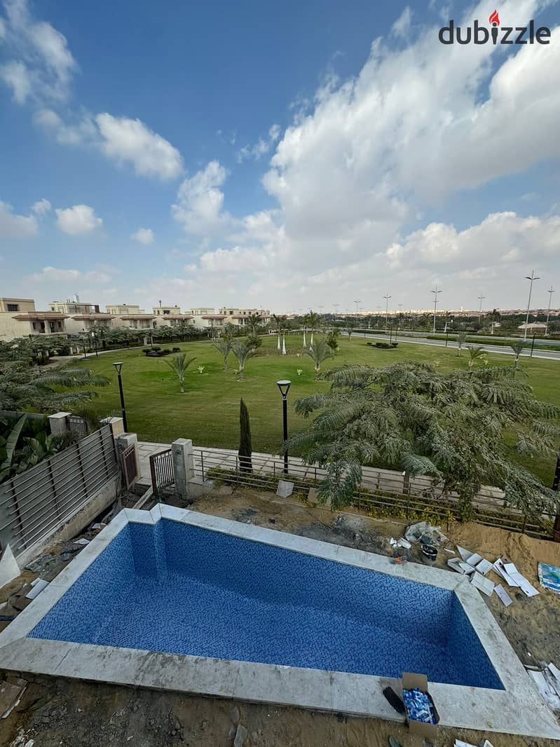 for sale villa town house ready to move with private pool wide garden view with special price 0