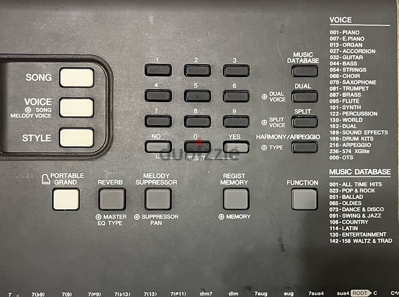 Yamaha PSR363 used like new 4