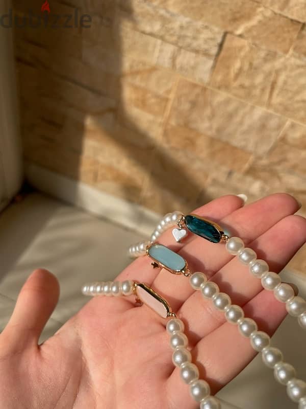 vintage pearl bracelet اساور لولي 4