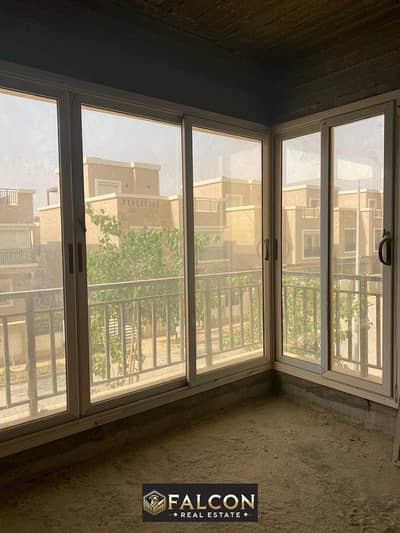 3 bedroom apartment with 50% cash discount, sea view corner with a distinctive view of green spaces for sale in Taj City Park Residence Direct on Suez