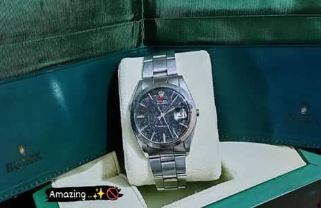 Rolex oyster date . . patina tropicle dial.  رولكس نوااادر