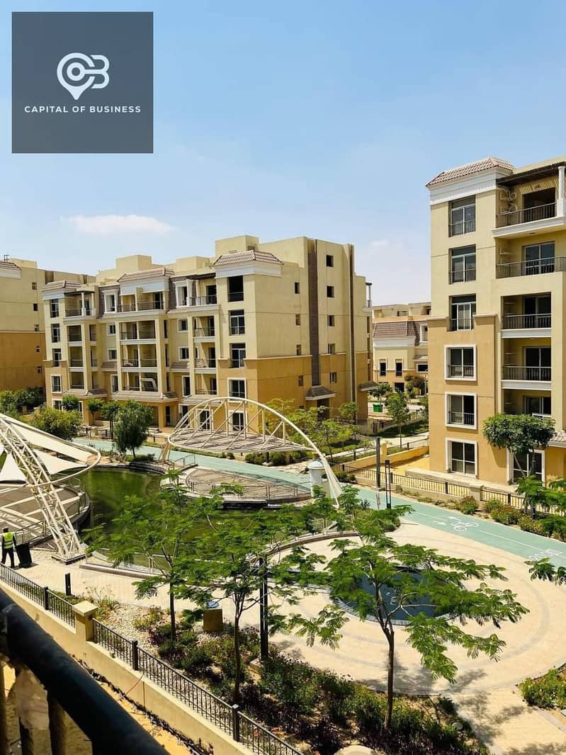 Apartment for sale, resale, immediate delivery, open view, in Sarai Mostakbal City Compound 0