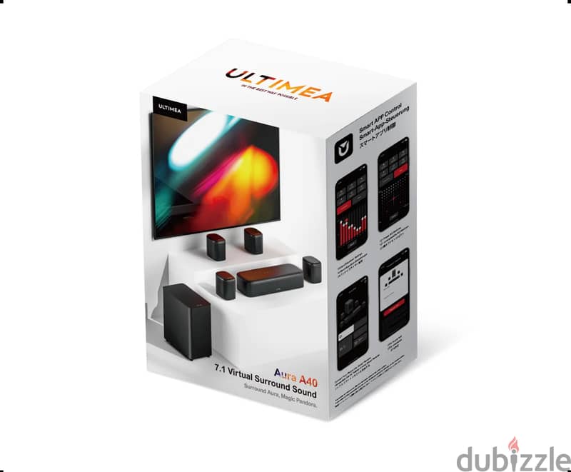 Ultimea Aura A40 Dolby Soundbar 7.1 - صوت محيطي بجودة خرافية لمنزلك 6