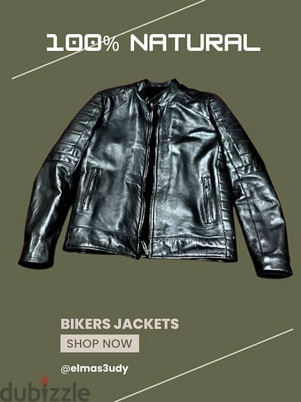 BIKERS JACKETS 100% طبيعي 0