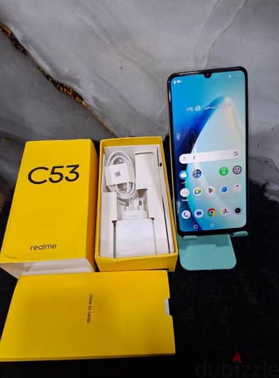 للبيع موبايل Realme C53 مساحة 256 رام 8 حالة ممتازة جدا