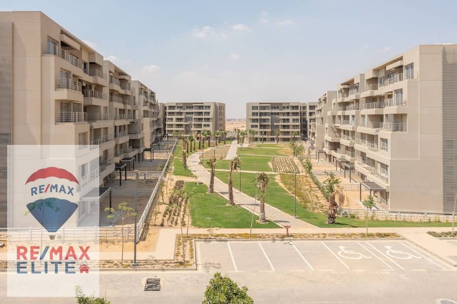 Apartment for sale ready to move , in Capital Gardens Prime Location, Garden view directly on the Suez Road 182m 0