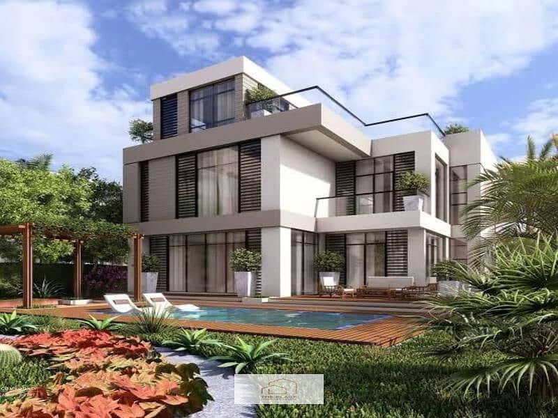 Luxury Town House For Sale in Saada Compound  New Cairo -View Landscape 0