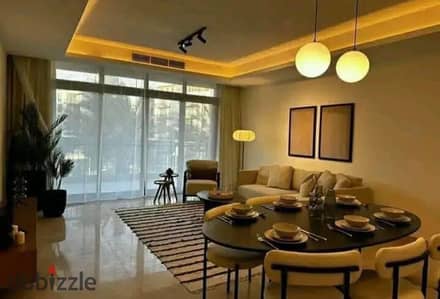 An apartment finished with air conditioners, in a prime location with a view of ZED PARK located on El Nozha Street.