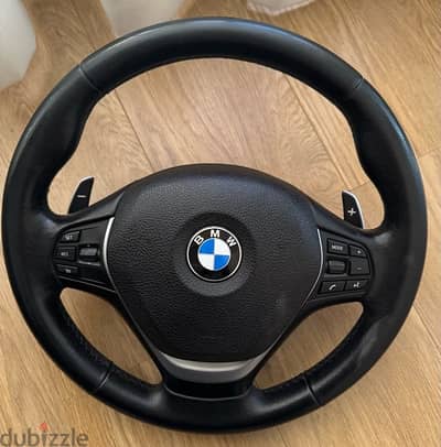 BMW F30 steering wheel with shiftters and airbag