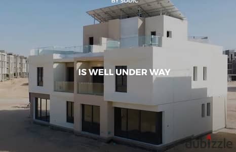 Near Delivery Twin House in a Prime Location with a Stunning View for Sale in VYE Sodic Compound, Sheikh Zayed