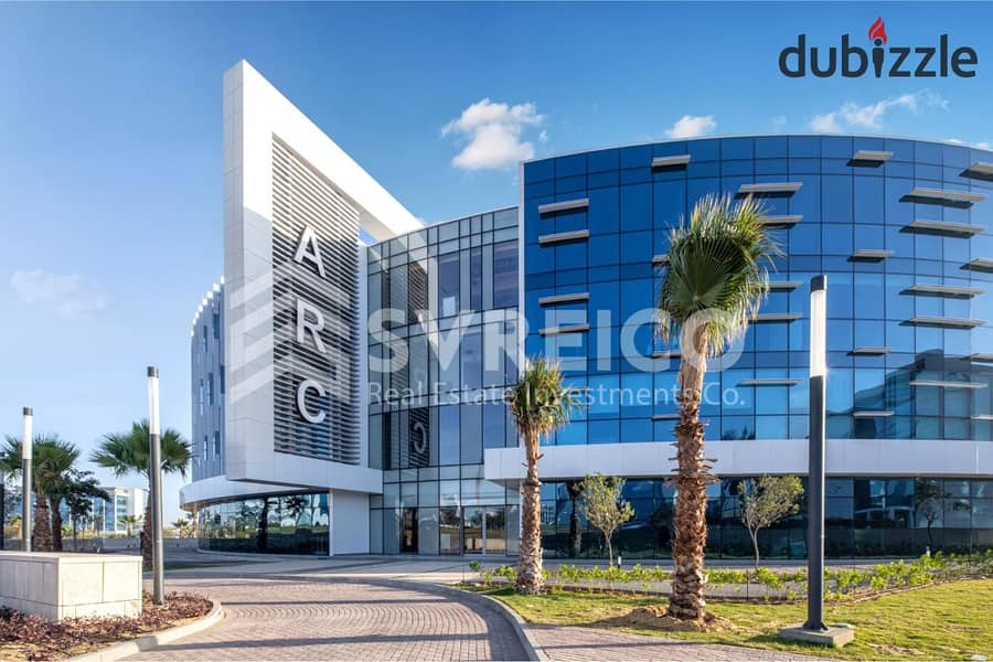 Office for sale in Smart Village, 70 sqm, at a snapshot price in the Arc Building, immediate delivery, at less than the company’s price  Near Sheikh Z 0