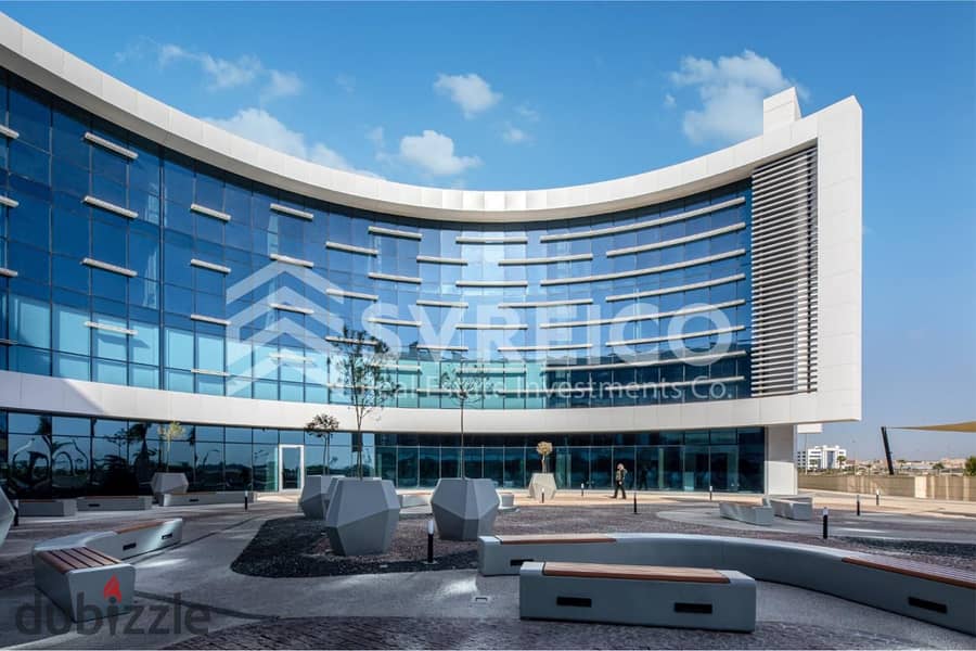 Office for sale, 68 sqm, in Smart Village, at a special price in the Arc Building, less than the company’s price  Near Sheikh Zayed 0