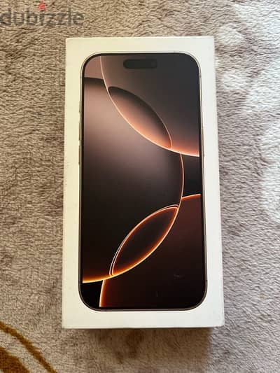 iPhone 16 pro 256GB, Dessert titanium New with open box ~ ايفون 16 برو