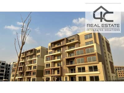 In Palm Hills New Cairo, a corner apartment with landscape view, fourth floor, 200 m, in installments