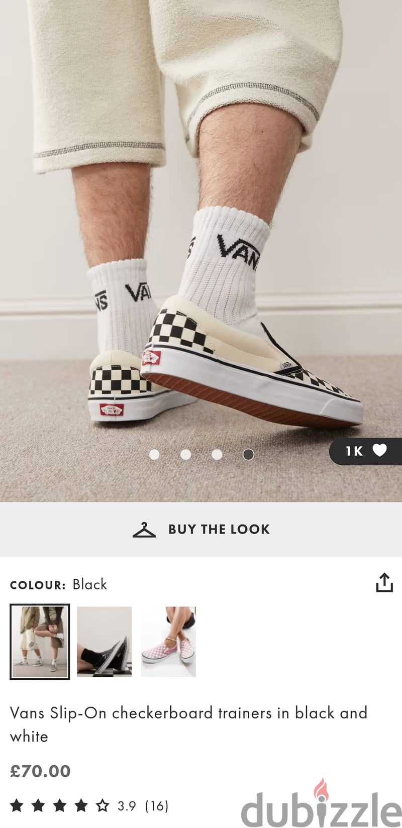 Vans black and white checkered 98 style shoes 4