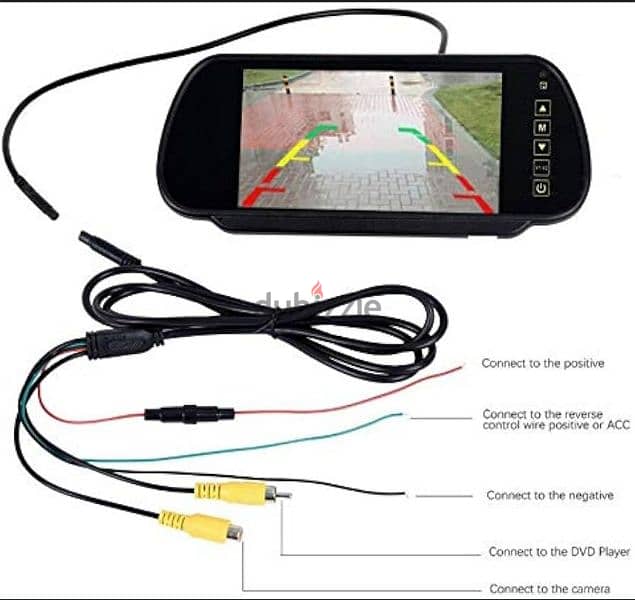 شاشة مرآة الرؤية الخلفية للسيارة 3