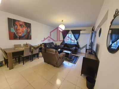 Furnished apartment for rent, ultra super luxury finishing, with air conditioning, modern furnishings in Al Rehab