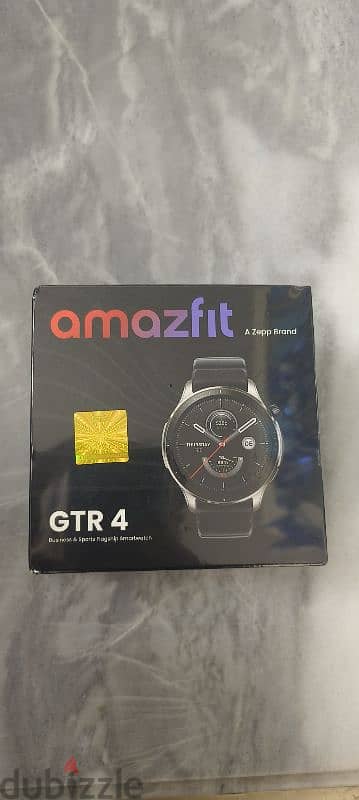 Amazfit gtr4 جديدة متبرشمة