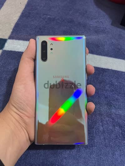 Samsung note 10 plus aura glow شريحتين