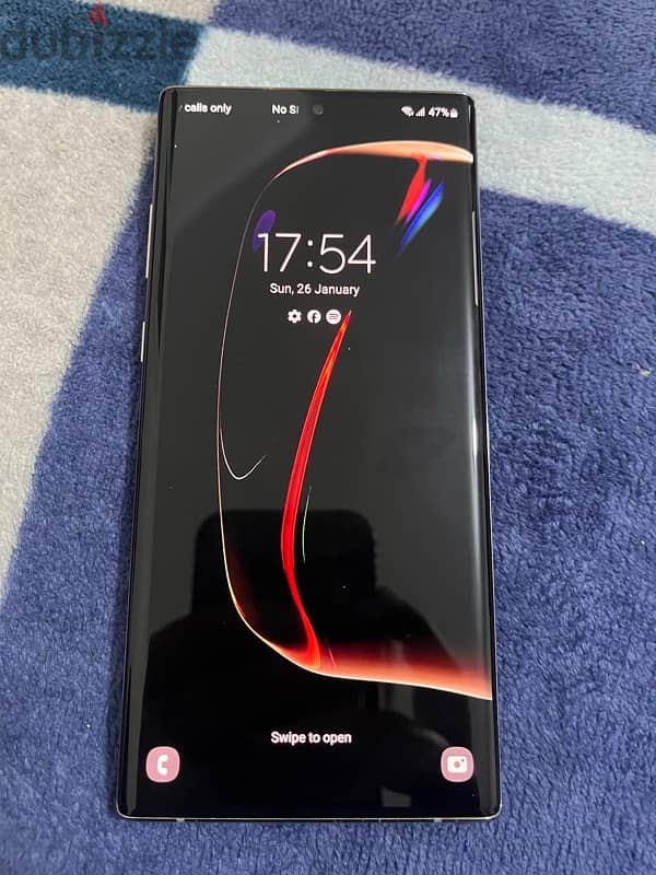 Samsung note 10 plus aura glow شريحتين 9