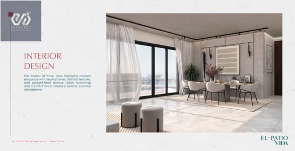 New offering from La Vista Fully Finished Apartment in El Patio Compound New Cairo Fifth Settlement