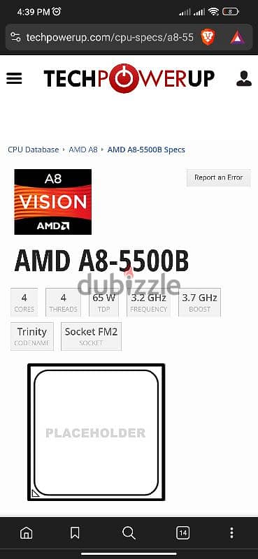 hp6305 with Amd a85500b and Rx 550