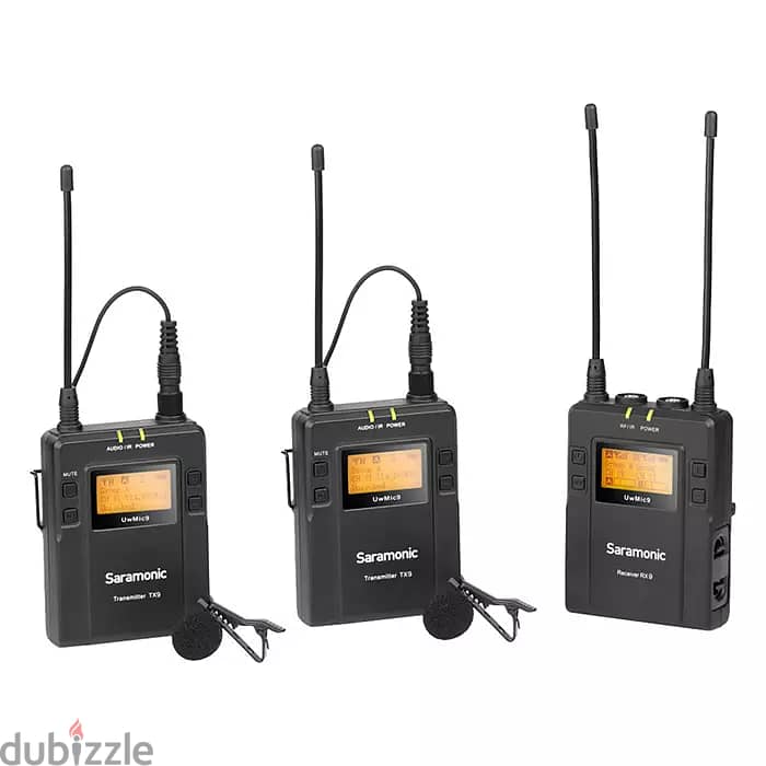 Saramonic UHF 2-Person Wireless Microphone System UwMic9 Kit2 0