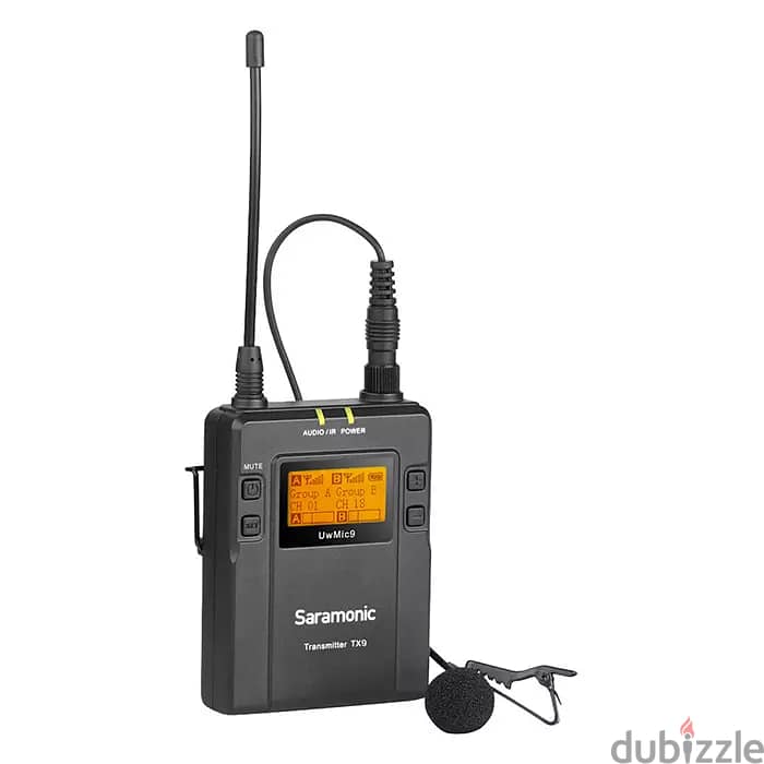 Saramonic UHF 2-Person Wireless Microphone System UwMic9 Kit2 2