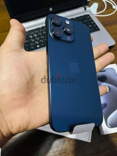 iPhone 15 Pro Max, Blue Titanium, 256