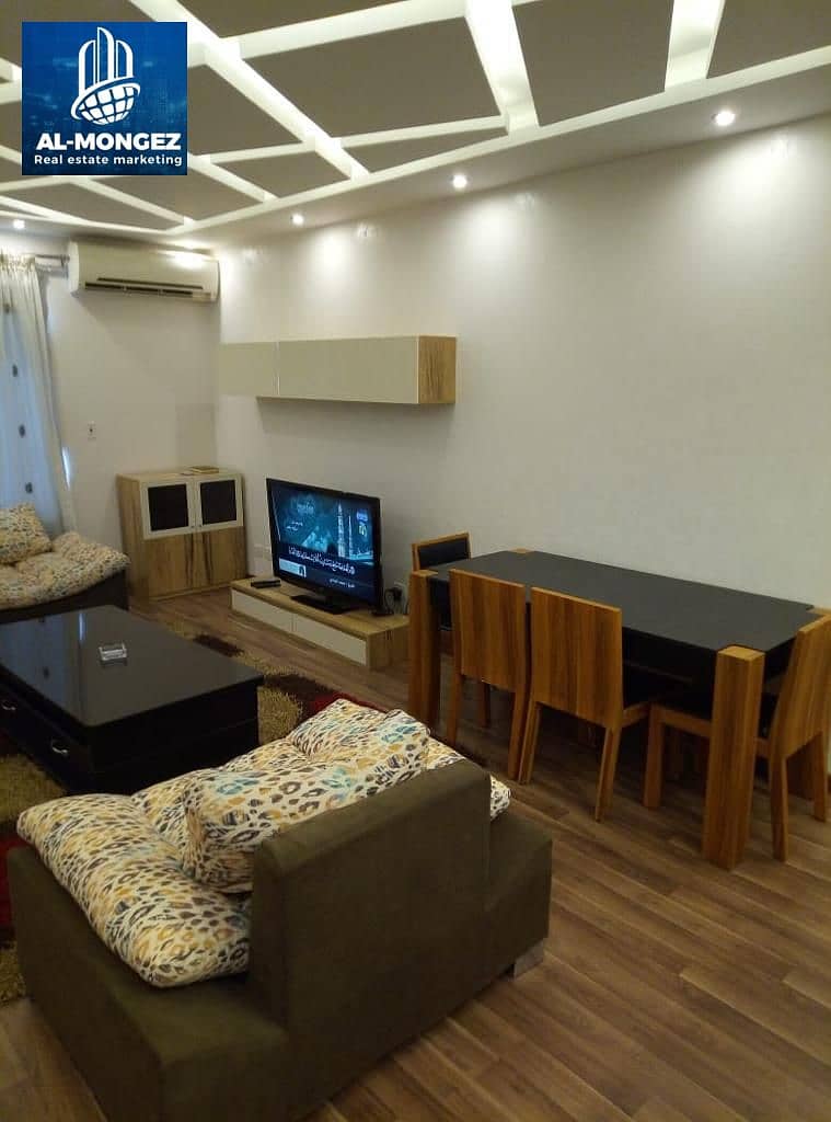 Furnished apartment, first floor, steps from the old market and all services, first residence c "Ultra super lux" Al_Rehab-First Settlement-New Cairo 0