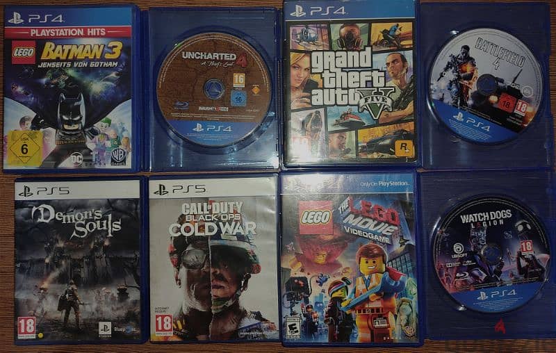 Playstation 4 Cds.  اسطوانات بلايستيشن 4 3