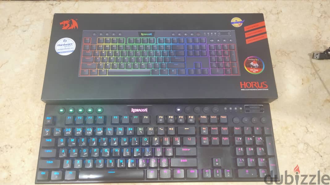 Redragon K618 Horus Full RGB Mechanical Keyboard 0