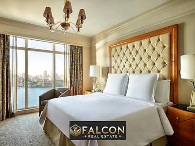 Receive immediately a luxurious "Royal VIP" hotel suite with a panoramic view of the Nile  for sale in Reve Du Nile Towers Next To Hilton