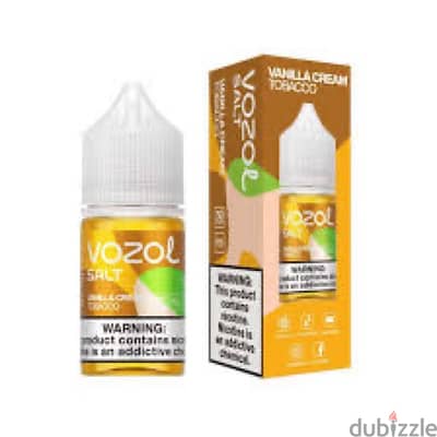 vozol vanilla cream tobacco liquid