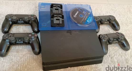 ps4 slim 1 tb with fc 25 and 1 original controller 1 high copy  2 copy