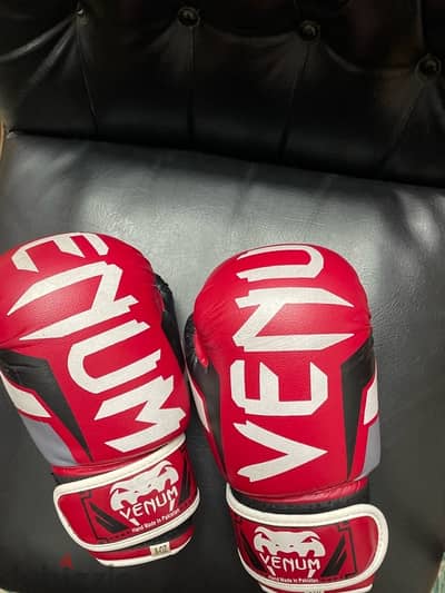 venum boxing gloves original red