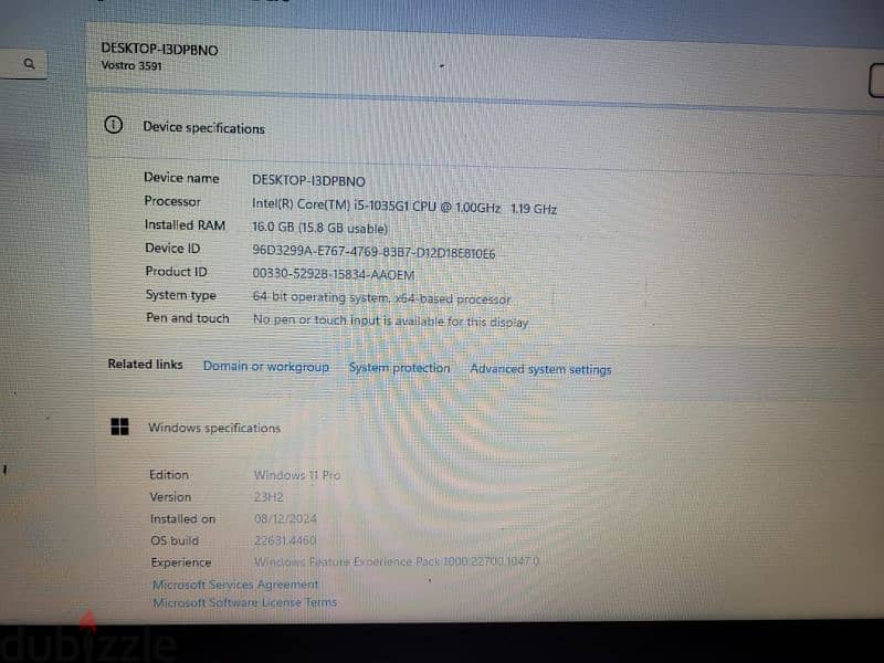 Dell laptop  excellent  condition 2