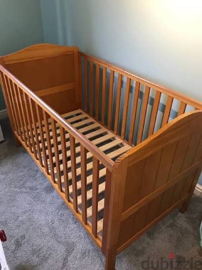 mothercare crib with mattress