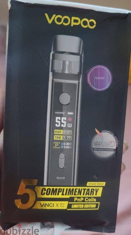 فيب voopoo vinci x بالضمان 10