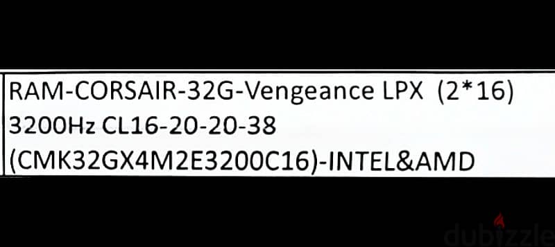 Corsair Vengeance 32gb (2×16gb) 3200HZ DDR4، Heatsink 2