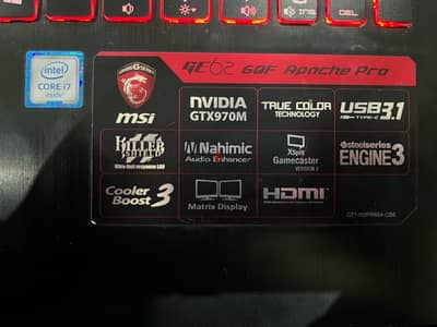 لاب توب msi للبيع