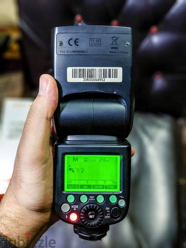 Flash Godox v860ii for canon cameras فلاش جودوكس 5