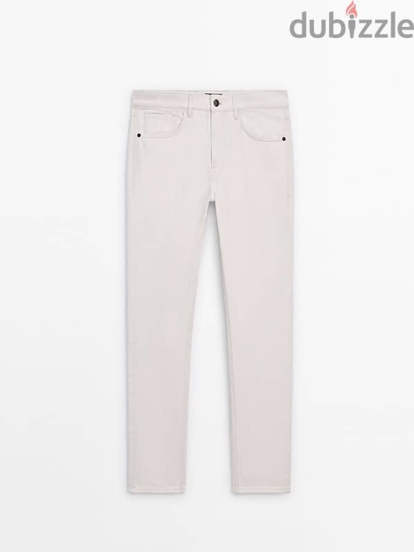 BRAND NEW WHITE MASSIMO DUTTI FIT JEANS 32x32 2